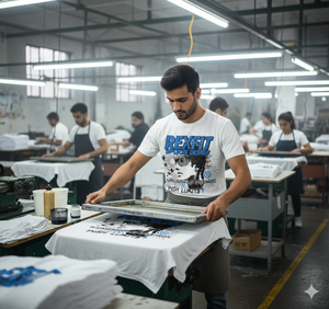 T-shirt en coton vintage surdimensionné pour homme avec impression DTG de logo personnalisé, fournisseur en gros, t-shirt graphique de haute qualité - Product Image 6