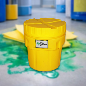 ชุดอุปกรณ์ดูดซับสารเคมี 75 ลิตร พร้อมถังเก็บสารเคมีสำหรับงานหนัก ชุดดูดซับฉุกเฉินสำหรับควบคุมสารเคมีอันตราย เพื่อความปลอดภัยในอุตสาหกรรม - Product Image 3