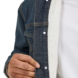 Veste en jean confortable pour homme, tissu en gros, personnalisable, échantillon gratuit, meilleure qualité - Product Image 5