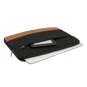 Protective <b>Canvas</b> Laptop Sleeve with Soft Padded Interior Water Resistant Finish and OEM Custom Branding for Business Buyers - Product Image 1