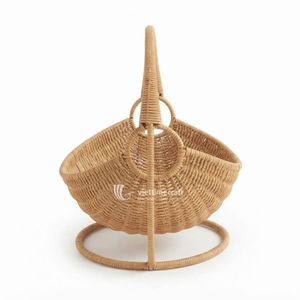 Cama para Mascotas de Mimbre Tejido, Hamaca, Cesta, Nido para Mascotas, Cuna para Dormir en Interiores - Product Image 2