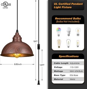โคมไฟแขวนเพดานโลหะสำหรับตกแต่งภายในบ้านที่ทันสมัย - Product Image 3