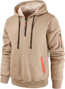 Sudadera con Capucha de Alta Calidad para Hombre, Oversize, de Algodón Polar, con Estampado Personalizado, Pedrería, Estilo Urbano, Hip Hop, Ropa de Uso Diario, Fabricante ODM - Product Image 5