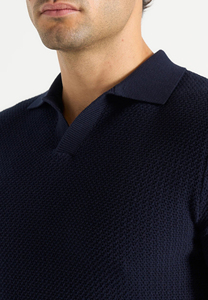 Hawk Eye Sports - T-shirt pour homme en maille bleu marine à manches courtes, couleur unie, décontracté, respirant, en coton, coupe classique, personnalisé - Product Image 6
