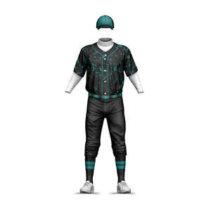 Uniforme de Béisbol Personalizado de Alta Calidad, Ligero, Transpirable, de Secado Rápido, Hecho 100% de Poliéster, Logotipo Personalizado, Color Personalizado, Tallas Grandes - Product Image 3