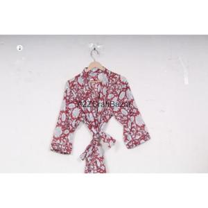 Suéter Tejido a Mano 100% Algodón con Estampado Floral Digital, Cuello en V, Cierre con Cordón, Manga Larga, Transpirable, para Mujer - Product Image 6