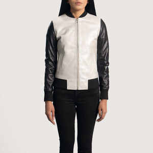 Chaqueta de Cuero Personalizada de Alta Calidad para Mujer, Chaqueta de Invierno de Color Sólido Transpirable de Alta Calidad Hecha a Medida - Product Image 4