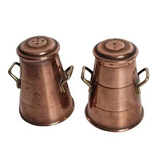 Tarro de especias duradero, herramientas para especias, aspecto Vintage, salero y pimentero de primera calidad, Salero y pimentero de cobre para cocina con mango - Product Image 1