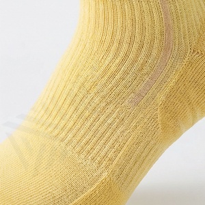 Yellow Knee High Running <b>Socks</b> Breathable Solid Color Athletic <b>Compression</b> Sport <b>Socks</b> for Adults - Product Image 5