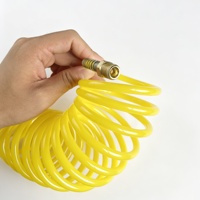 Retractable Spring Air Hose Extension Tube for Car Air Compressor Tire Inflator Pump with Quick Connector