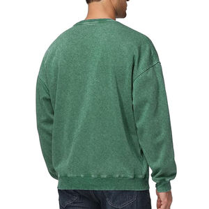 Nouvel Arrivage – Vente Flash Usine OEM – Pull Hiver Homme 100% Coton Polaire Haute Qualité Respirant Séchage Rapide Coupe Classique Col Rond - Product Image 2