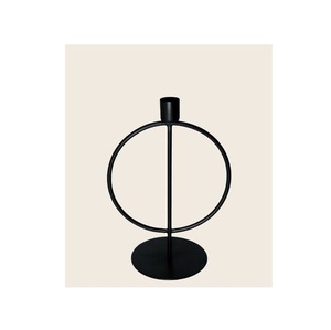 Porte-bougie unique, élégant et moderne, en fer forgé géométrique, fait main, écologique, durable, multi-usages, tailles personnalisées - Product Image 2