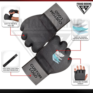 Producto Destacado: Vendas Rápidas de Boxeo con Algodón y Goma, Guantes Interiores Acolchados con Gel, Vendas para Muñecas, Absorbentes de Impactos y Transpirables para MMA y Muay Thai - Product Image 5