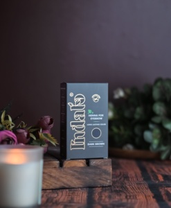 Polvo de Henna para cejas marrón oscuro semipermanente de larga duración, tinte de cejas, Color Natural, Etiqueta Privada, fabricante OEM - Product Image 1