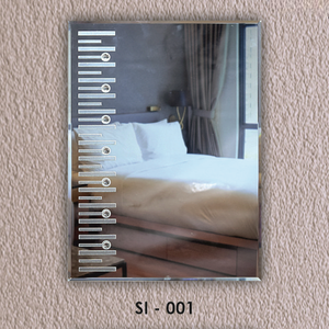 El Espejo Presenta un Diseño Elegante sin Marco con Borde Pulido, Adecuado para la Decoración Interior Moderna - Product Image 1