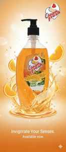 Liquide lavant pour les mains en flacon pompe, parfum orange, nettoyage en profondeur, hydratant, pH respectueux de la peau, pour les soins familiaux et des mains fraîches, en coffret. - Product Image 3