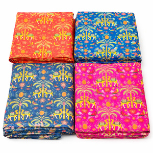 Le Souvenirs - Tela Estampada 100% Algodón Popelín Peinado, Orgánica, Ecológica, Absorbente de Humedad, Transpirable y Ligera - Product Image 1