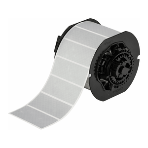Étiquettes en PET métallisé anti-effraction Brady B33 pour la sécurité des actifs - Product Image 2