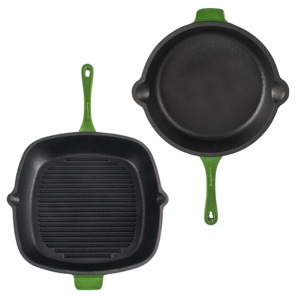 Round Aluminum Frying <b>Pan</b> With Stainless Steel Handle Ceramic Non-Stick Coating For Gas <b>And</b> Induction Cooker Hand Wash Only - Product Image 3
