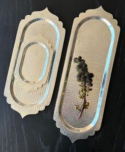 Premium Aluminum Serving Tray For Home Kitchen Use With Elegant Design And Durable Rust Resistant Material Finish - Product Image 5