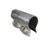Manchon de serrage pour échafaudage en acier de haute qualité, double pivot, style industriel, forgé à froid, pince pour tuyau électro-plaquée BS