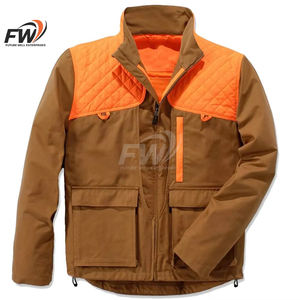 Chaqueta Ligera Personalizada para Hombre, Impermeable, Transpirable, Naranja, Ropa de Caza, Chaqueta de Pesca, Chaqueta de Camuflaje para Exteriores - Product Image 1