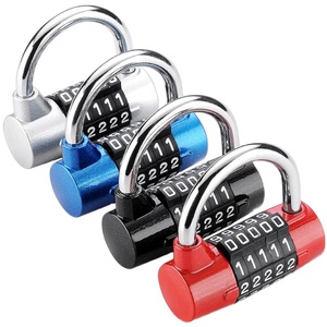 Combination Padlock 4 5 Digit Password <b>Lock</b> For <b>Suitcase</b> Drawer Cabinet Storage Box Mini Stationery Box Mechanical <b>Lock</b> - Product Image 2