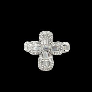 925 Sterling <b>Silver</b> <b>Mens</b> Engagement <b>Ring</b> VVS Solitaire Diamond Rhodium Plated Handmade Luxury Fashion Jewelry - Product Image 1
