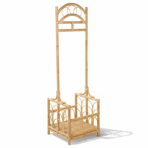 Organisateur de chambre à coucher en rotin, porte-vêtements de grande qualité, étagères à vêtements en cannage, vente en gros - Product Image 4