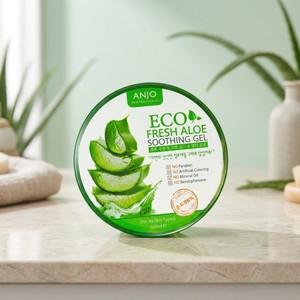 Gel Calmante Coreano para el Cuidado de la Piel, Tratamiento Nocturno Sedoso con Aloe, Antioxidante, Calmante, Restaurador de Nutrientes, Ligero - Product Image 3