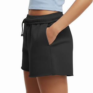 OEM Custom Embroidered Logo Breathable short length Women's Shorts 100% Cotton High Quality Summer Casual Wear ladies short - Product Image 3
