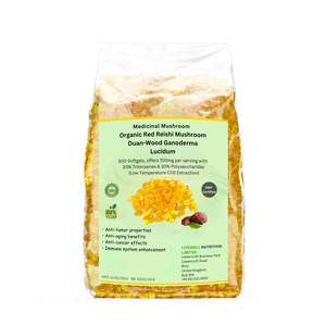 Huile de spores de champignon Reishi rouge biologique 700 mg 500 gélules Soupport immunitaire - Product Image 1