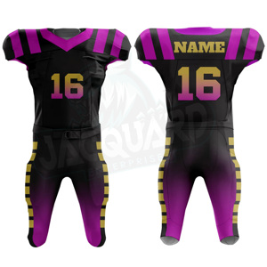 Uniforme de fútbol americano de alta calidad, etiqueta personalizada, precio razonable, 100% poliéster, hecho en Pakistán. - Product Image 5