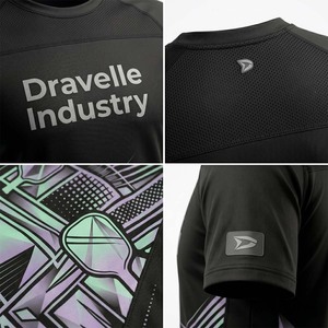 Custom Men's Pickleball T-Shirt Moisture-Wicking Breathable Mesh <b>Athletic</b> Jersey Quick Dry Activewear - Product Image 5