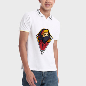 Service OEM, polos de golf pour hommes, manches courtes respirantes, 100% coton, logo brodé personnalisé, uniforme professionnel, couleur unie. - Product Image 1