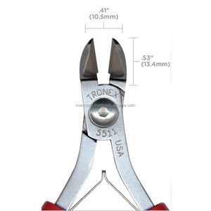 Tronex 5513 4.7" Oval Head Cutters Pliers High Quality Stainless Steel Jewelry Making <b>Wire</b> Cutting Tool Customized DIY - Product Image 2