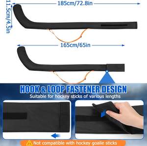 Sac d'équipement pour bâton de hockey sur glace – Housse de protection pour l'entraînement et le transport – Housse de hockey sur glace - Product Image 2