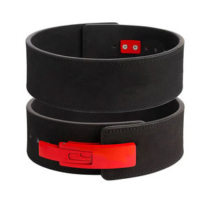 Cinturón de levantamiento de pesas con hebilla de palanca de 10 mm y 13 mm de grosor, con logotipo bordado personalizado, para gimnasio, sentadillas, entrenamiento con pesas, soporte para la espalda, cinturones de powerlifting - Product Image 1