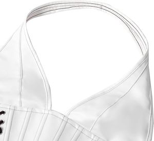 Top Corto de Piel Sintética para Mujer, Estilo Clubwear, con Logotipo Personalizado de Fábrica, Sin Mangas, Ajustado - Product Image 4