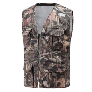 Chaleco de Caza Ligero Personalizado para Hombre, Transpirable, de Lona, Táctico, de Camuflaje, para Pesca y Caza, OEM Personalizado - Product Image 1