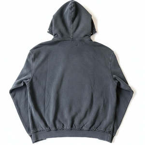 Ensemble de survêtement unisexe noir à capuche, coupe ample, sweat-shirt et short en coton, couleur unie, décontracté, pour l'automne, manches longues, taille élastique - Product Image 6