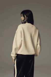 High Quality Women Sweatshirt Oversized Fleece Hoodie Crewneck Casual Streetwear Gym Wear OEM ODM Supplier - Product Image 3