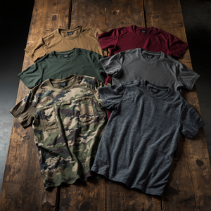 Camiseta Táctica de Manga Corta con Cuello Redondo para Hombre, Informal, para Actividades al Aire Libre, OEM - Product Image 4