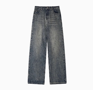 Jeans déchirés à jambe droite pour hommes, pantalon en coton confortable, coupe slim, mode streetwear, tenue de tous les jours, pour l'hiver et les soirées - Product Image 4