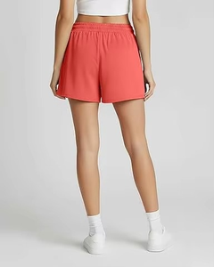 2026 New Arrival Premium Quality Breathable Oxford Fabric <b>Lace</b> Women's Shorts 100% Cotton <b>Elastic</b> Waist shorts for women - Product Image 1