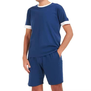 Conjunto de Polo y Pantalones Cortos para Hombre, 100% Algodón, Diseño Moderno, Liso, Venta al Por Mayor, Precio de Mayoreo, OEM - Product Image 2