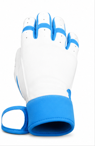 Gants de frappe de baseball personnalisés pour adultes en cuir premium, manchette longue, support de poignet réglable, pour entraînement d'équipe, vente en gros OEM - Product Image 5