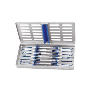 Dental Composite Resin Filling Spatula Set with Titanium Plated Head Thick Handle Gold Medic Instruments by <b>Blush</b> surgical - Product Image 5