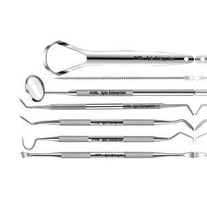 Herramientas Dentales Profesionales, Kit de Higiene Bucal, Estuche con Raspador de Dientes de Acero Inoxidable, Limpiador de Placa y Sarro - Product Image 5