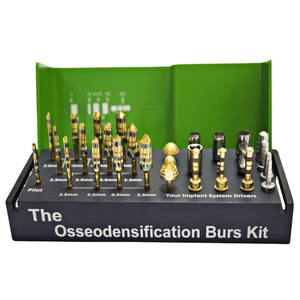 Kit de 29 Piezas para Implantes Dentales: Fresas de Osteodensificación, Elevación de Seno Maxilar, Herramientas Quirúrgicas Dentales Manuales de Metal - Product Image 6